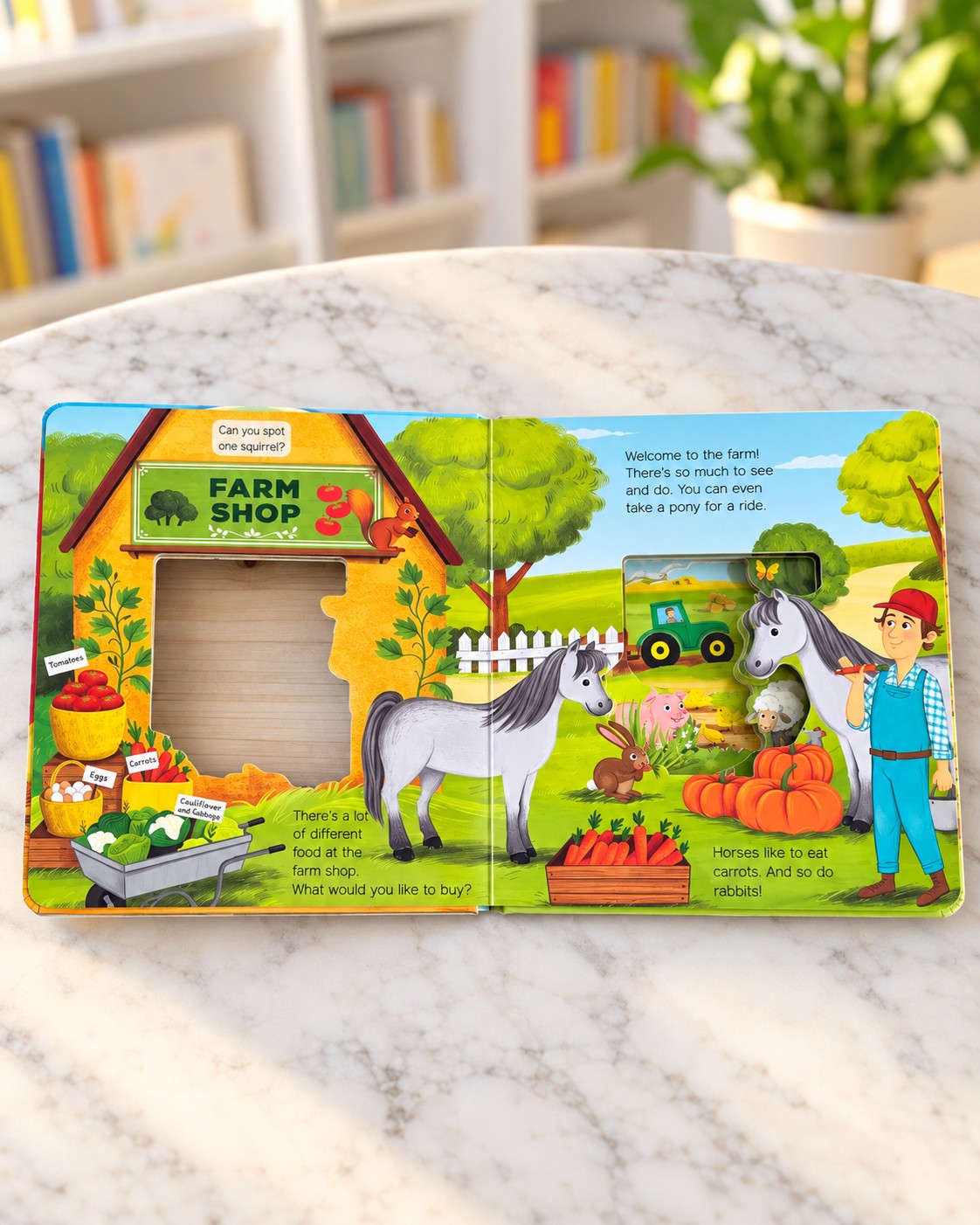 What Can You See? On the Farm, inside pages 1