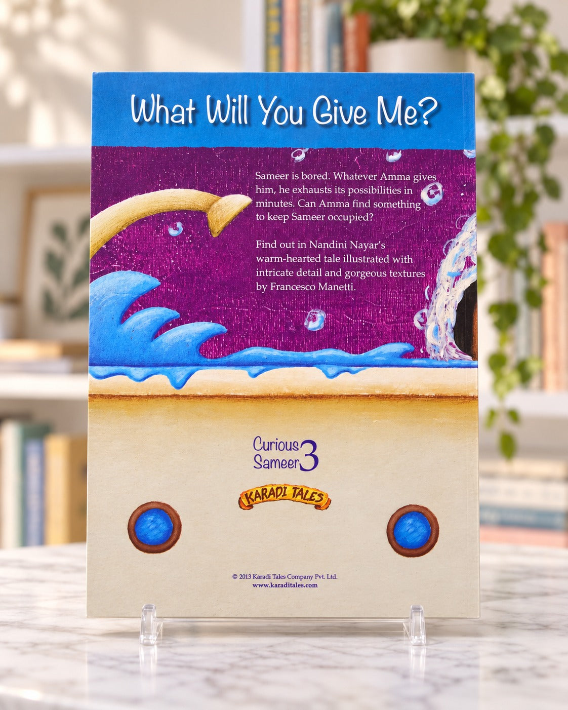 What Will You Give Me?, back cover