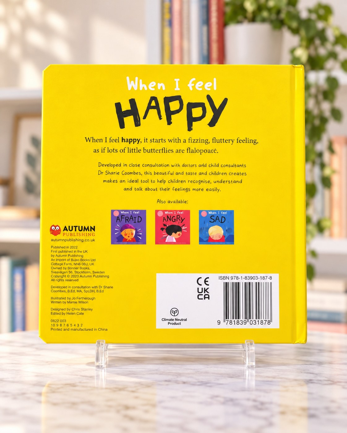 When I Feel Happy, back cover