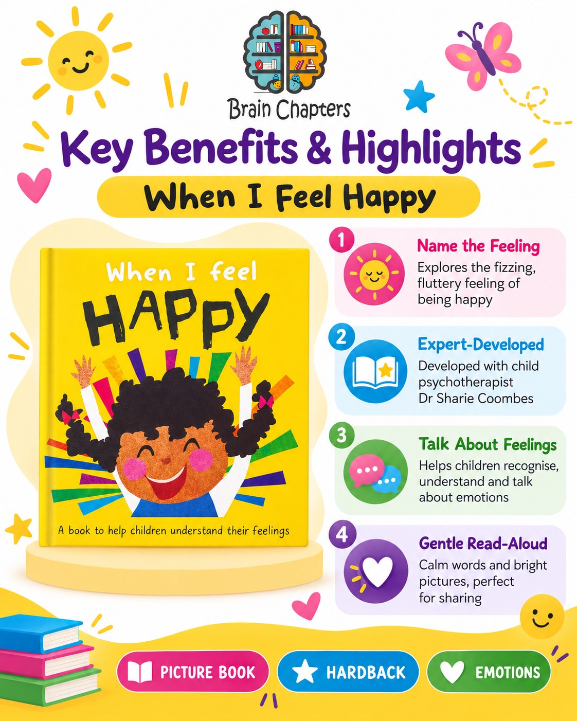 Key benefits and highlights of When I Feel Happy