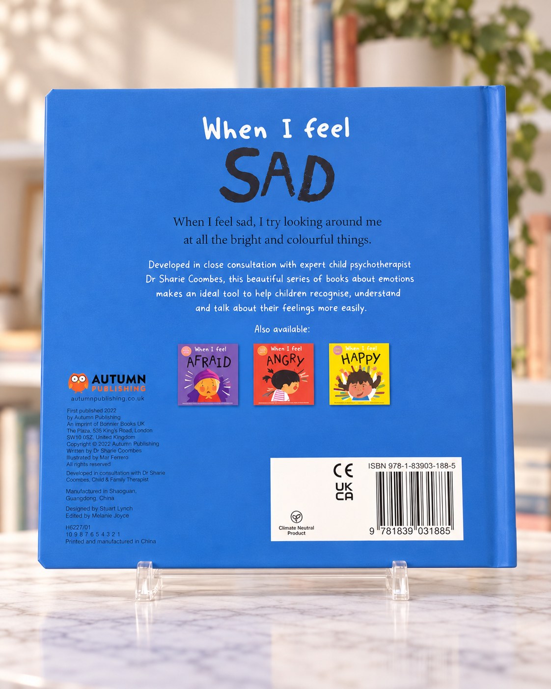 When I Feel Sad, back cover