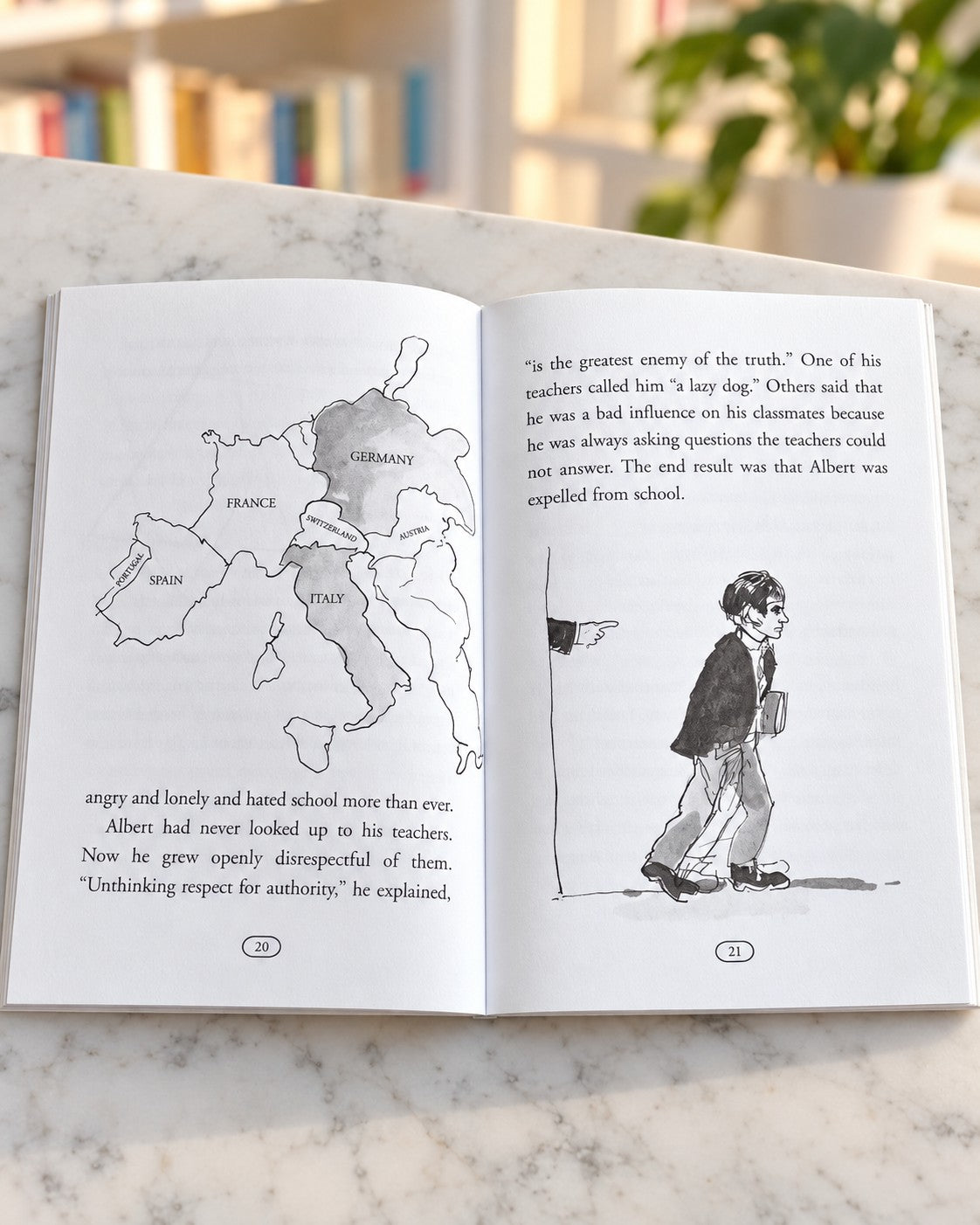 Who Was Albert Einstein?, inside pages 1