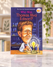 Who Was Thomas Alva Edison?, front cover