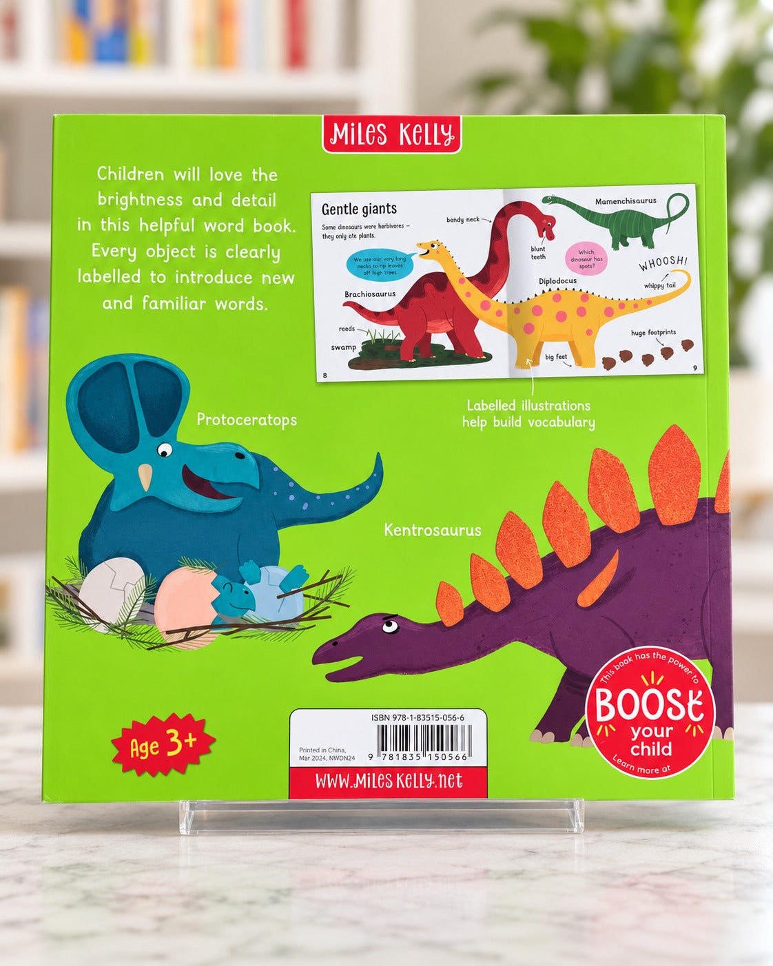 Wonderful Words - Dinosaurs, back cover