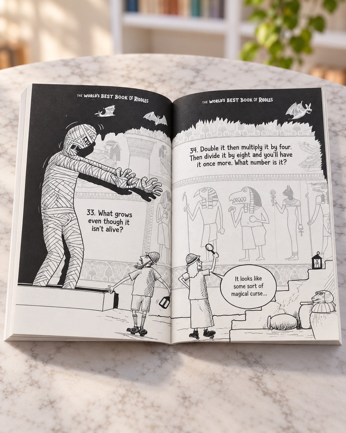 World's Best Book of Riddles, inside pages 1