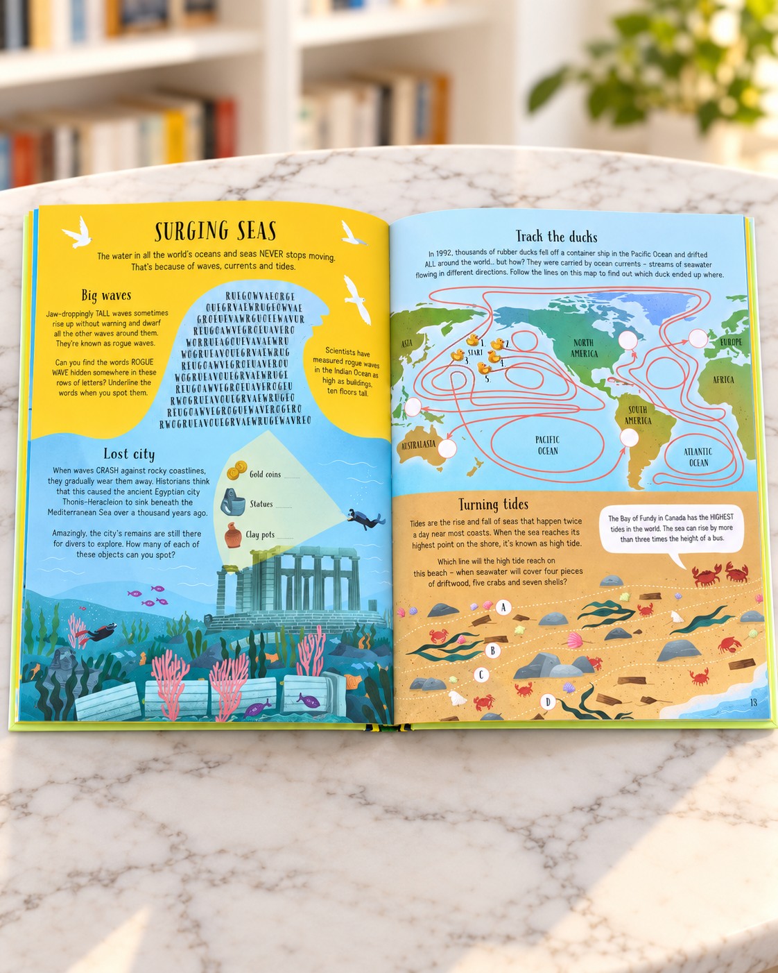 Write-in Planet Earth Activity Book, inside pages 1