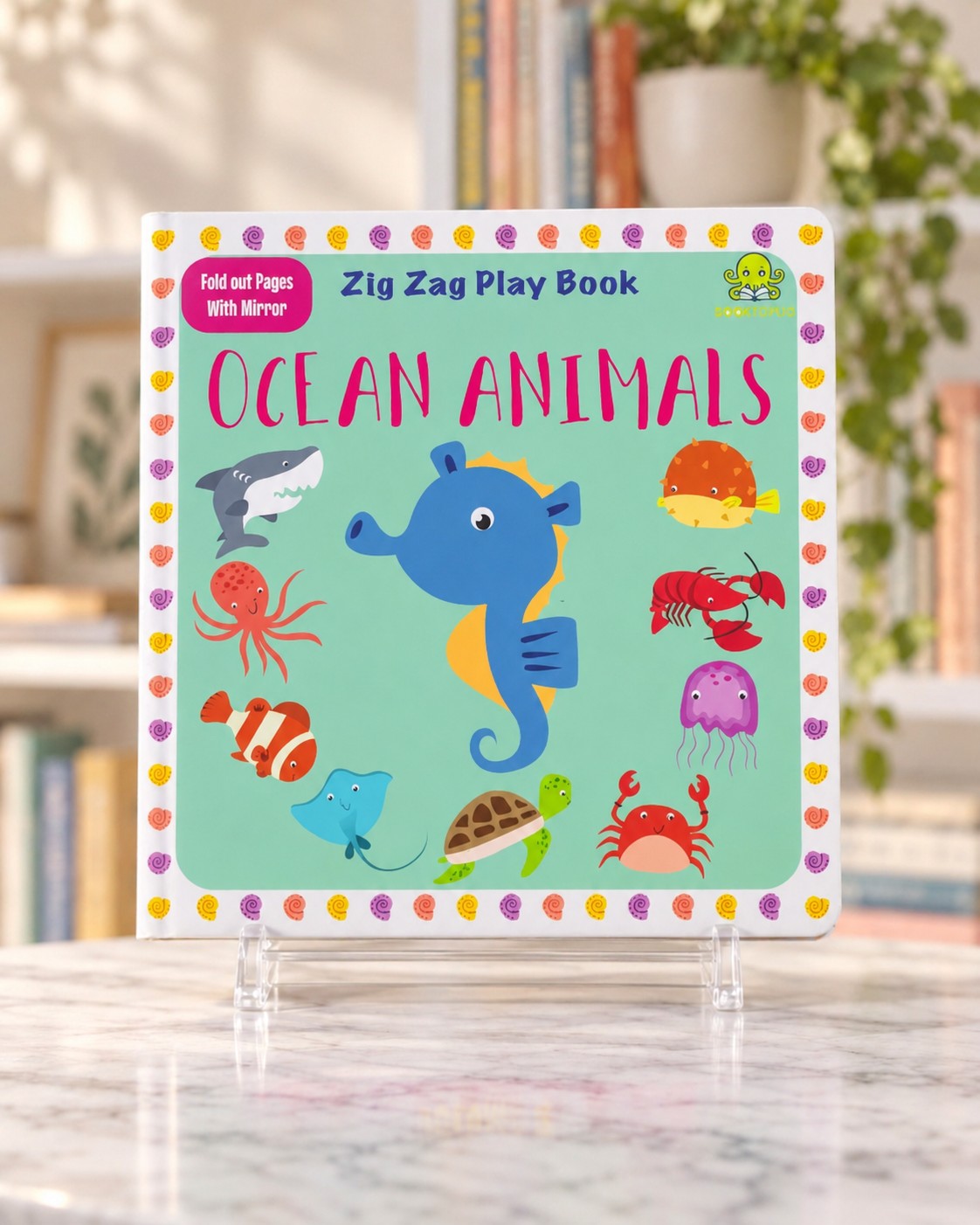 Zig Zag Play Book Ocean Animals, front cover
