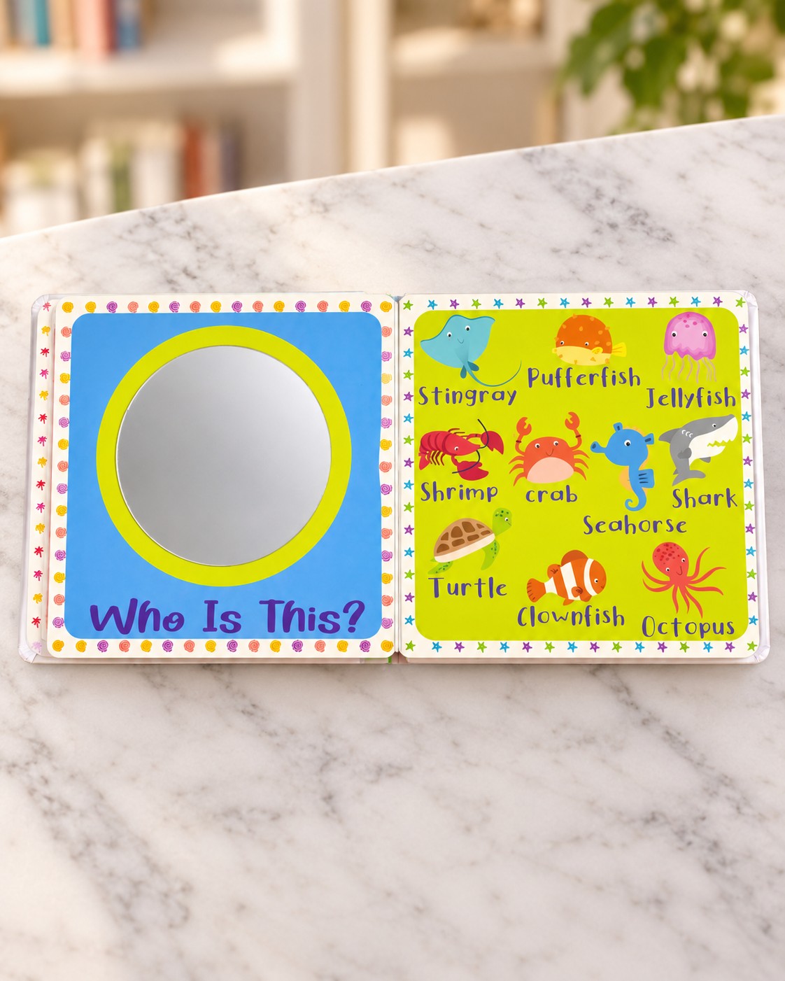 Zig Zag Play Book Ocean Animals, inside pages 2