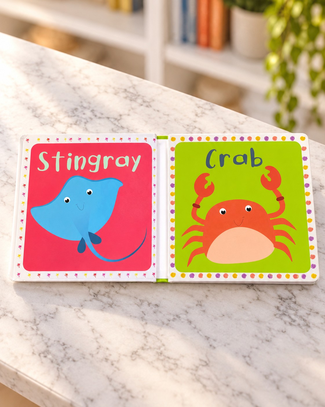 Zig Zag Play Book Ocean Animals, inside pages 1