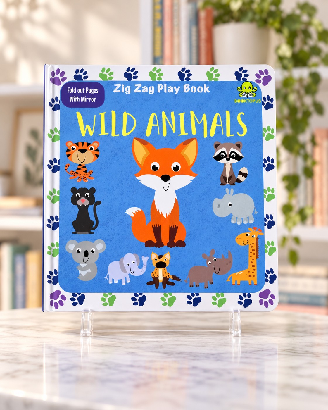 Zig Zag Play Book Wild Animals, front cover