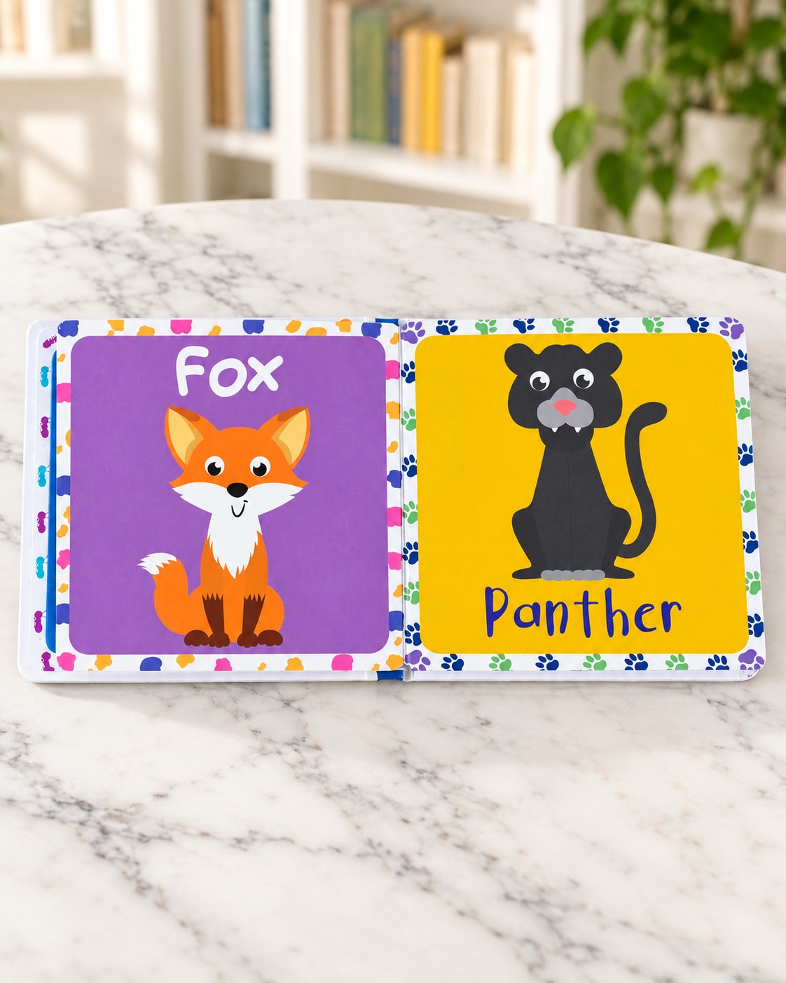 Zig Zag Play Book Wild Animals, inside pages 1