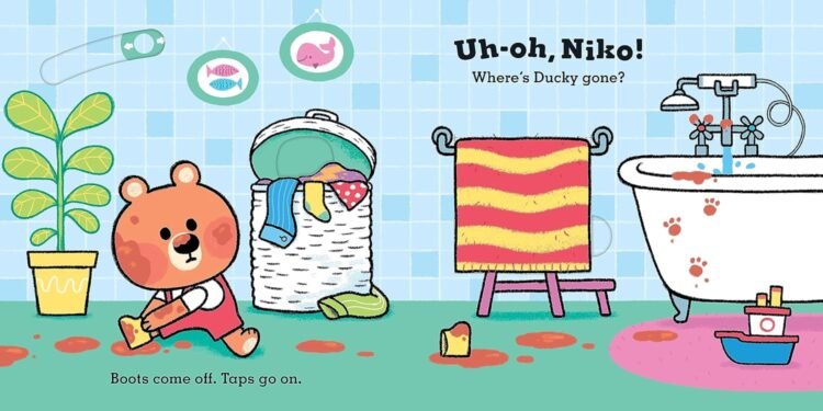 Uh - Oh Niko Bathtime - Image 2