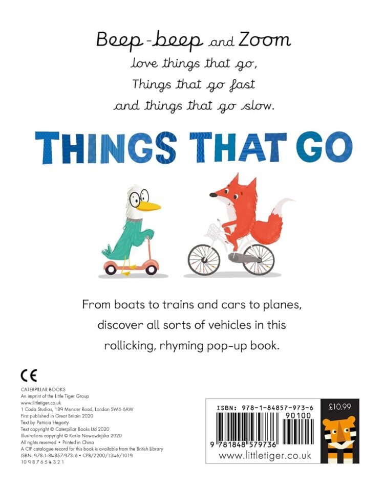 Things that go - A Pop up Vehicles book - Image 3